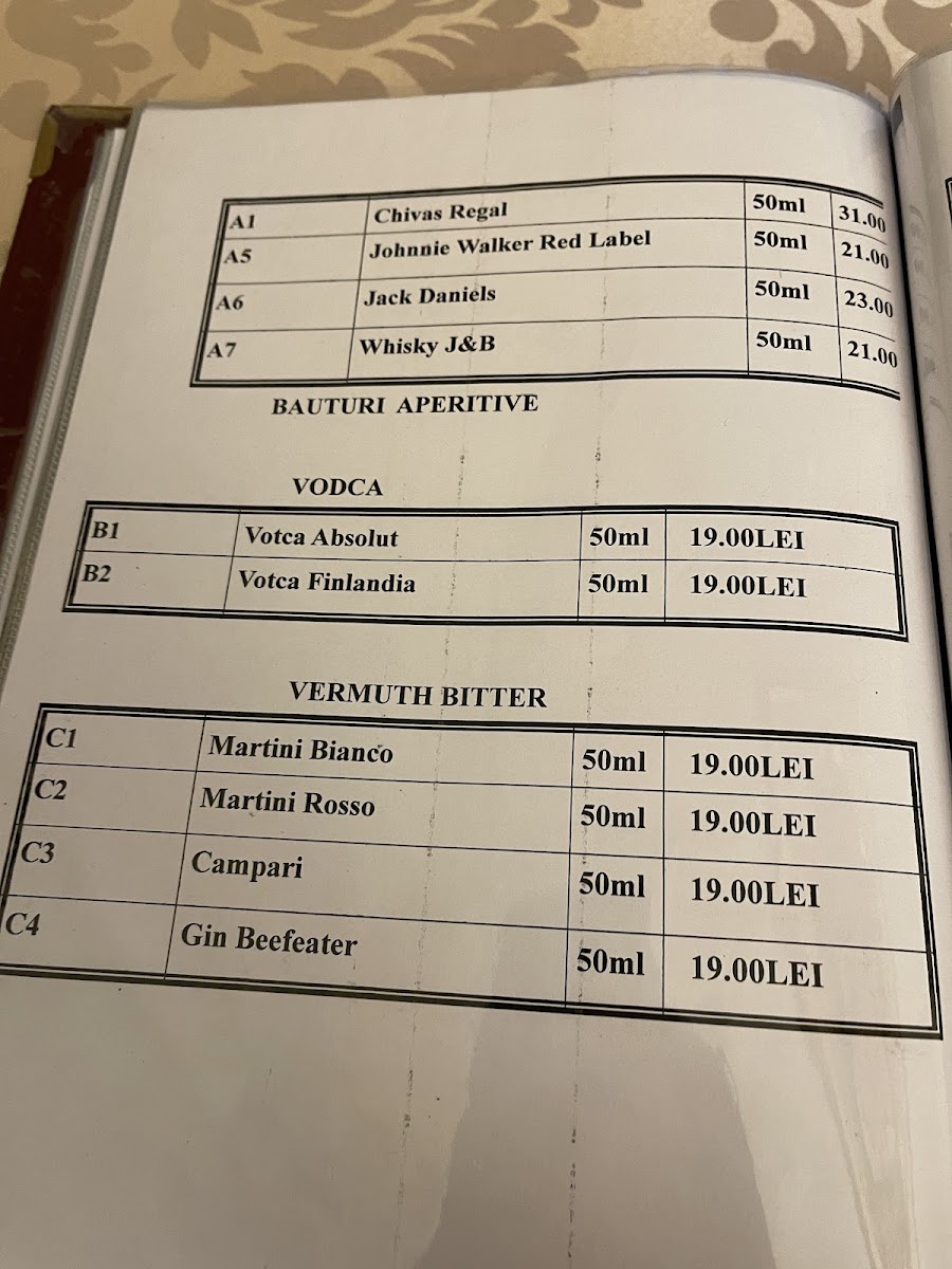 Restaurant Hong Kong Menu - Image 1
